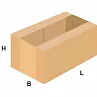 FEFCO 0433 Самосборный короб для овощей и фруктов