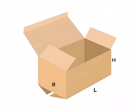 FEFCO 0212 Короб с откидной крышкой и 4-х клапанным дном