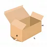 FEFCO 0212 Короб с откидной крышкой и 4-х клапанным дном