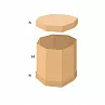 FEFCO 0350 Восьмигранный картонный короб