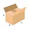 FEFCO 0225 Короб с 4-х клапанной крышкой и перекрывающимися нижними клапанами