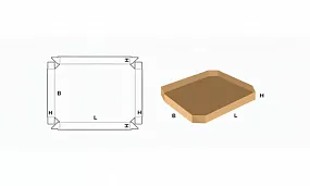 FEFCO 0459 Оберточный короб со скошенными углами