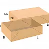 FEFCO 0303 Картонный короб типа «крышка+дно» с перфорацией