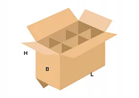 FEFCO 0207 Короб с внутренними перегородками