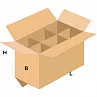 FEFCO 0207 Короб с внутренними перегородками
