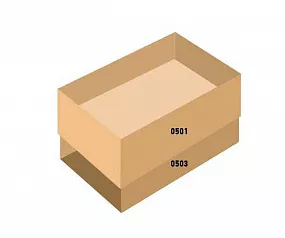 FEFCO 0507 Оберточный короб из двух обечаек