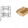 FEFCO 0423 Короб оберточного типа с замками на дне