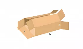 FEFCO 0411 Оберточный короб с боковой и верхней загрузкой