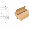 FEFCO 0437 Самосборный лоток со стыкующимися клапанами