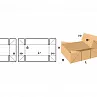 FEFCO 0308 Картонный короб со склейкой с внешней стороны