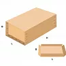 FEFCO 0616 Короб со съемной крышкой с торца