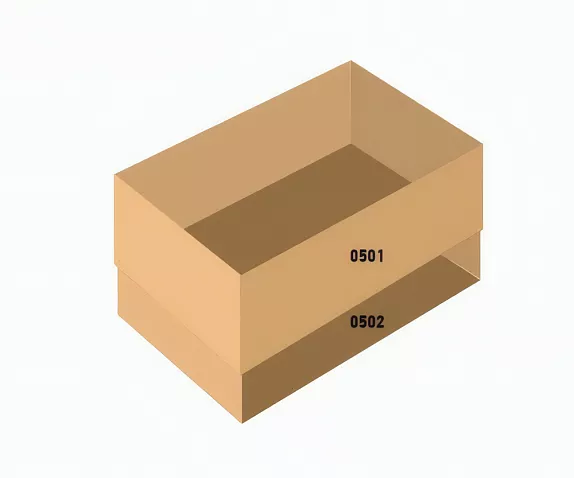 FEFCO 0504 Оберточный короб из двух обечаек