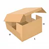 FEFCO 0406 Оберточный короб с внешней склейкой клапанов