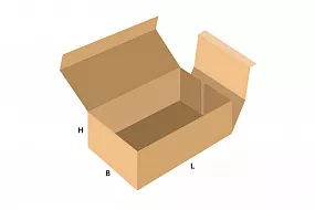 FEFCO 0428 Оберточный короб с откидной крышкой