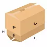 FEFCO 0320 Картонный короб c равновеликими крышкой и дном