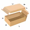 FEFCO 0322 Короб с двойными бортами и крышкой
